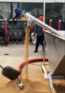 Stainless Steel Portable Moveable Auger <b>Hand</b> <b>Drill</b> Grain Suction Conveyor Screw Machine - Product Image 5