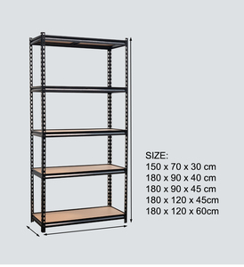 <span class=keywords><strong>Étagère</strong></span>s de stockage en acier à 5 niveaux, <span class=keywords><strong>étagère</strong></span>s de rangement robustes pour entrepôt, <span class=keywords><strong>étagère</strong></span>s sans boulons, protection contre la corrosion - Product Image 2