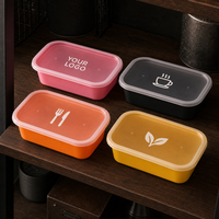 Contenants alimentaires jetables en plastique sans BPA, réutilisables en PP, pour plats à emporter, compatibles micro-ondes, hermétiques et anti-fuites, pour emballage de restaurant
