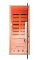 Mini sauna infrarouge direct d'usine pour 1 personne avec lampe de beauté, lampe de luminothérapie rouge