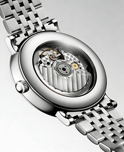 Reloj de Cuarzo Analógico Impermeable para Hombre y Mujer, Clásico con Esfera de Diamantes, Correa de Metal, Reloj de Pulsera para Negocios y Oficina, Longinesing - Product Image 3