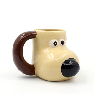 Caneca de Cerâmica HY7 em Promoção: Caneca Fofa com Desenho Animado, Esmaltada, com Alça e Impressão Personalizada em Cores - Product Image 1