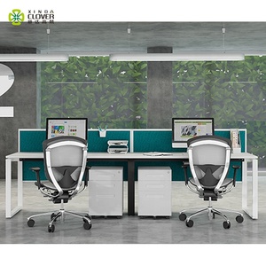 Bureau moderne à 3 places en fer <span class=keywords><strong>de</strong></span> haute qualité, vente en gros - Product Image 3