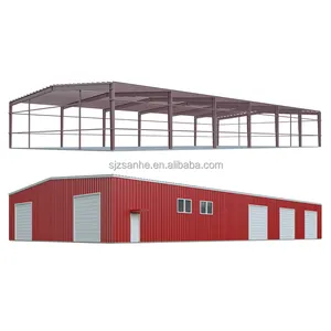 Best selling Cheap prefabricated steel gambrel barn/ pig farm house steel structure/ steel structure shed