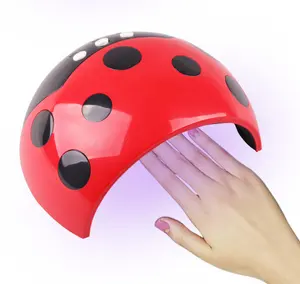 Jinyi SunT7 24W Smart Phototherapy Beetle Ladybug Pattern Gel Polish Uv Led Nail Dryer Table Manicure Nail Polish Dryer Lamp