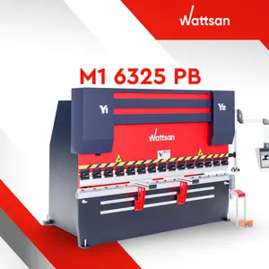 Wattsan M1 6325 PB 63 toneladas Fácil de operar sin precalentar la plegadora CNC de metal