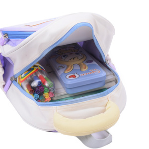 Nueva moda mochila para niños jardín de infantes lindo pequeño hongo doble bolso de hombro Unisex viaje poliéster - Product Image 5