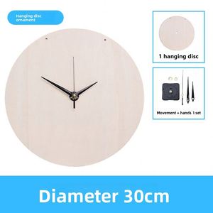 High Popular Customized <b>DIY</b> Cartoon Wall Clock <b>Kit</b> - Wooden Round Clock for Kids Room Decor & Family Craft - Product Image 3