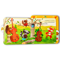 Juguetes educativos de aprendizaje de idiomas para niños, libros con sonido, impresión personalizada, libros de cuentos con sonido grabable