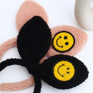 النساء البني الصلصال الكلب آذان أغطية الرأس مرن جرو الكلاب الأذن Hairbands وبر طارة الكلب سماعة أذن - Product Image 6