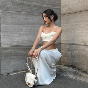 Trois dimensions <span class=keywords><strong>fleur</strong></span> haut court 2023 printemps et été nouvelle fille chaude Sexy mince bustier tubulaire gilet femme <span class=keywords><strong>millénaire</strong></span> chaud fille haut - Product Image 4