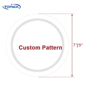 Usine <span class=keywords><strong>Jungle</strong></span> imprimé léopard vaisselle en papier <span class=keywords><strong>jetable</strong></span> ensemble de dîner assiettes de Restaurant 7 9 pouces plats en papier <span class=keywords><strong>assiette</strong></span> à gâteau en papier - Product Image 5