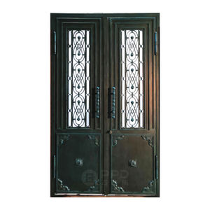 Otras puertas de hierro forjado Puertas de seguridad personalizadas Puertas delanteras para casas de villas Diseño de lujo Buen precio para Omán Arabia Saudita <span class=keywords><strong>Abria</strong></span> - Product Image 5