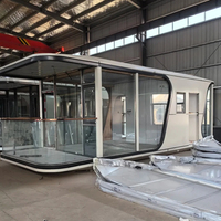 Chambre d'hôtel modulaire intérieure, cabine de couchage, chambre écologique préfabriquée, petite chambre modulaire, maison mobile, capsule spatiale