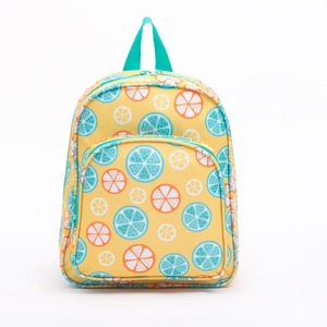 Mochila amarilla con diseño de limón, mini mochila naranja, bolso escolar de tela de poliéster para mujer y niña - Product Image 4