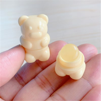 Pinceau à lèvres mini portable en silicone avec manche en bois écologique, poils synthétiques doux, personnalisable OEM ODM