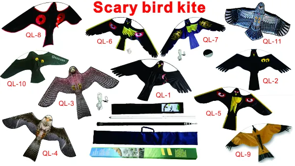 Hot Sale bird scarer Simulated Falcon Eagle Kites scare bird away to Drive Birds Protect Crops anti pigeon