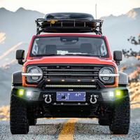 Garniture de feux arrière chromée noire ABS de précision pour TANK 300 Dreamer Edition – Protection extérieure durable, antirouille et résistante aux rayures