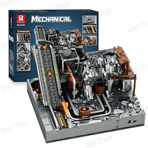 Reobrix 22023 2025 tecnología eléctrica máquina de minería modelo montaje ladrillo juguetes adultos niños regalos de Navidad juegos de bloques de construcción - Product Image 1