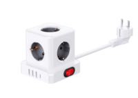 Tout nouveau commutateur de Protection contre les surtensions à 4 voies pour maison intelligente USB-C plusieurs prises UE prise murale à 4 voies prise d'extension de Cube