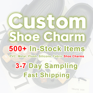 อุปกรณ์ตกแต่งรองเท้ารูปสัตว์น่ารักสำหรับชายหาด ขายส่งจี้ห้อยรองเท้าแบบกำหนดเอง ตกแต่งรองเท้ารูปทรงต่างๆ หลากสี - Product Image 5