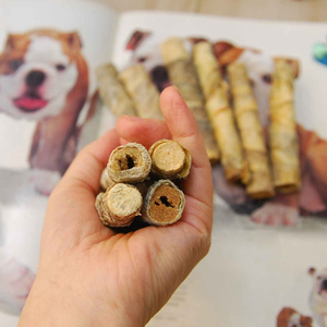 Oem odm תזונה בריאה הסיטונאי עוף עטוף כלבים עור דגים לכלבים עור חלבון גולמי גבוה חלבון יבש מזון לחיות מחמד - Product Image 4