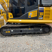 Excavadora de cadenas Komatsu PC130 usada en buen estado, excavadora japonesa Komatsu PC160 PC200, maquinaria de construcción de segunda mano en stock.