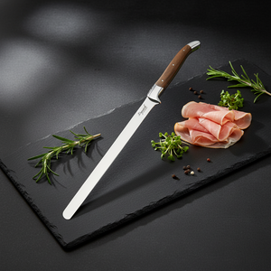 Cuchillo para Ostras, Rebanador <span class=keywords><strong>de</strong></span> Jamón y Cuchillo para Pescado, <span class=keywords><strong>Juego</strong></span> <span class=keywords><strong>de</strong></span> <span class=keywords><strong>Cuchillos</strong></span> Laguiole <span class=keywords><strong>de</strong></span> Acero Inoxidable con Mango <span class=keywords><strong>de</strong></span> Madera, Gran Venta - Product Image 2