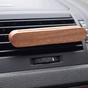 Nouveau diffuseur d'aromathérapie de <span class=keywords><strong>voiture</strong></span> avec clip pendentif en bois sortie d'air diffuseur d'arôme boîte décorative en bois accessoires intérieurs - Product Image 4
