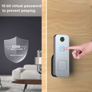 Glomarket Tuya Serrure Intelligente Wi-Fi LK0154 pour Porte de Cour Extérieure en Acier avec Déverrouillage par Empreinte Digitale Double Face et Accès via Application de Sécurité - Product Image 5