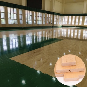 Revêtement de sol sportif polyvalent en bois pour centre communautaire, adapté aux terrains de basketball, de badminton et de squash - Product Image 3