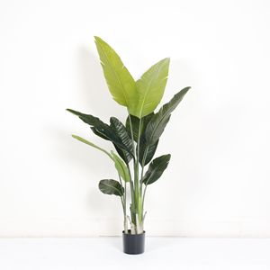 Plantes artificielles en plastique, palmier du voyageur vert en pot, pour l'intérieur <span class=keywords><strong>et</strong></span> l'extérieur, décoration de la maison, du bureau <span class=keywords><strong>et</strong></span> du jardin, sans <span class=keywords><strong>entretien</strong></span> - Product Image 2