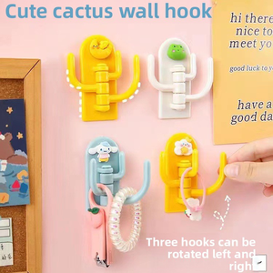 Heavy Duty Storage Hanger Punch-Free Hook Wall Sticker <strong>Funky</strong> Wall Hooks Kitchen Wall Organizer Bag Use Wall Hooks - Product Image 4