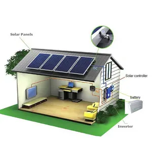 BSW家用10kw光伏系统逆变器太阳能发电系统太阳能离网套件光伏太阳能系统太阳能发电机