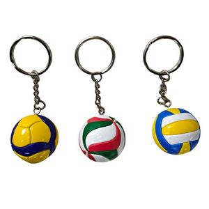 Personnalisation en gros, porte-clés mini volley-ball 3D sur mesure, porte-clés de football - Product Image 6
