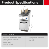 Station de cuisson rapide pour nouilles asiatiques, cuve unique, pour cuisine professionnelle Zh-Xm-8E