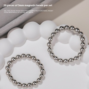 Fuerte succión Cat Eye Net Red Ice Flower Design Magnet Beads 20 5mm Nail Art Supplies <span class=keywords><strong>para</strong></span> <span class=keywords><strong>principiantes</strong></span> - Product Image 2