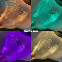 Plafonnier à étoiles scintillantes à double couleur 50W, kit de plafond en fibre optique, éclairage de plafond, commande à distance par application sonore, pour la maison