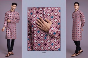 ชุดนอน Kurta สำหรับผู้ชายเสื้อผ้าสำหรับเทศกาลและปากีสถานแบบอินเดีย - Product Image 6