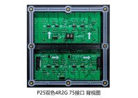 Affiche numérique OEM pour signalétique directionnelle, économie d'énergie 1 an, P16 double couleur 2R1G 128mm*256mm IP65, écran tactile LED, animation de texte, extérieur