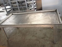 Vendre bien table de refroidissement de bonbons en acier inoxydable