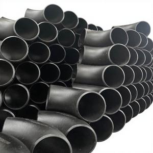 ข้อต่อเหล็กคาร์บอน MTC 8 นิ้ว A234 แบบเชื่อมชน ข้อต่อโค้ง LR ไร้รอยต่อ 2 ข้อต่อเหล็กคาร์บอน 90 องศา  ทาสี ป้องกันการกัดกร่อน - Product Image 1