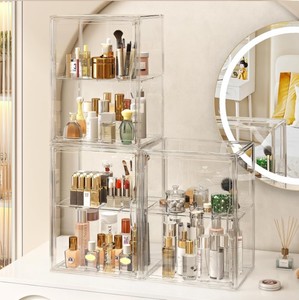 透明アクリルディスプレイボックスブーツ防除収納ボックスハンドバッグ容器ボックス磁気ドア - Product Image 5