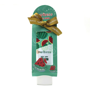 Marque privée 100ml Gel Douche Pastèque Tube Rafraîchissant Hydratant & Émollient Deluxe Coffret Cadeau Lotion pour le Corps au Vietnam - Product Image 5