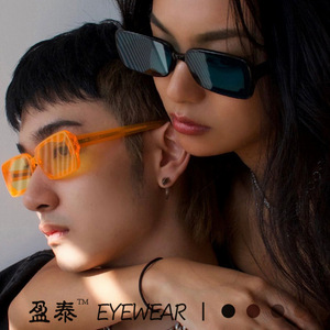 Eyewear <b>Square</b> <b>Sunglasses</b> UV400 Plastic Frame Unisex Lightweight Street Style - Product Image 2
