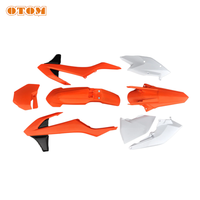 OTOM Kit Carénage Complet Moto Cross en Plastique pour KTM EXC EXCF SX SXF XC XCF XCW 125 250 350 450 Modèles 16-18