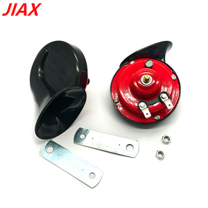 แตรรถไฟเสียงดังพิเศษ 12V แตรหอยโข่งไฟฟ้าแบบสองเสียง สำหรับรถจักรยานยนต์ รถยนต์ รถบรรทุก แตรลมกันน้ำ ชุดแตรอเนกประสงค์ <span class=keywords><strong>2</strong></span> ชิ้น - Product Image 3