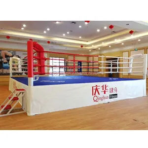 ボクシングリング/高品質レスリングリングボクシングリング卸売低価格ボクシング機器ロゴサイズカスタマイズ可能