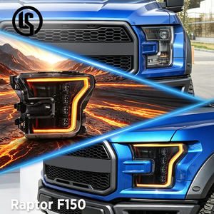 ไฟหน้า LED 12V 6000K สำหรับ F150 ปี 2015-2020 ขายส่งจากโรงงาน พร้อมไฟวิ่งกลางวันสีเหลือง 8000 ลูเมนส์ เทคโนโลยี LED - Product Image 1