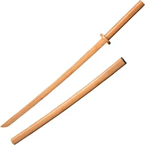 Espada Katana de madera de Anime hecha a mano para artes marciales, entrenamiento físico, espada Katana de madera, espada samurái, juguete de madera